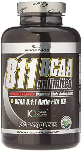 Anderson Integratore Anderson Kyowa new aminoacidi ramificati Bcaa rapporto 8:1:1 con Vitamina B6 - 200 Compresse