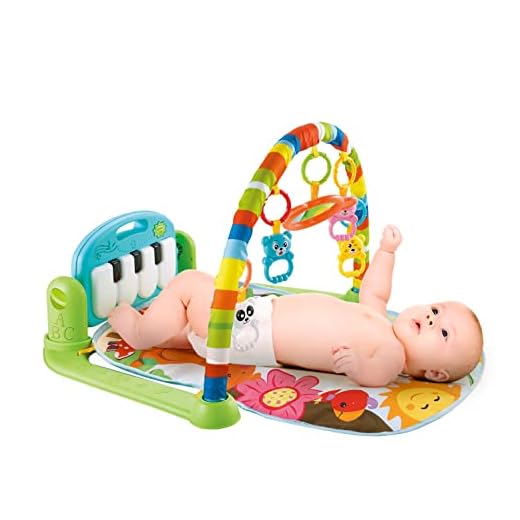 Tapete de Atividades Ginásio Para Bebês Com Piano Musical e Mobile - Mega Compras