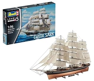 Revell 05422 Cutty Sark 1:96 Scale Unbuilt/Unpainted Plastic Model Kit