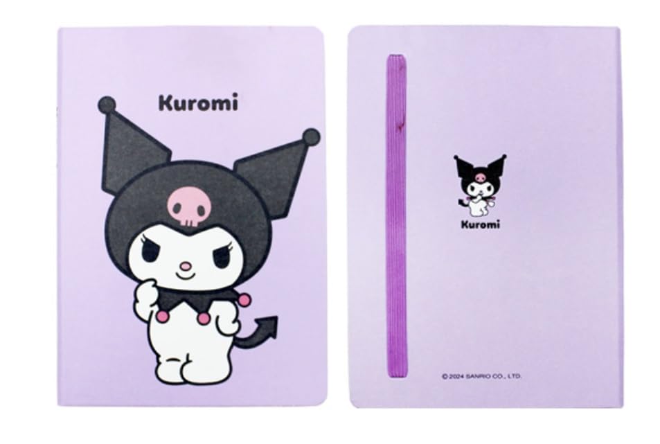 Generic Cute Kitty Melody Friends Daily Weekly Monthly Planner, Diary, 7.3 x 5.2 Inches, Stickers Included, Premium Quality Hard Cover (Purple)