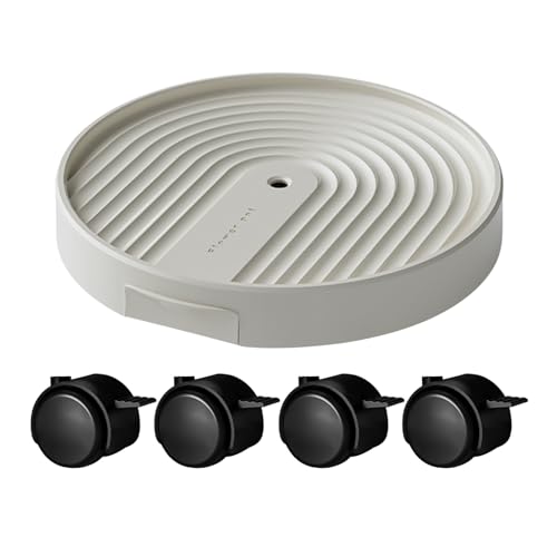 Base a rullo per piante con ruote, vassoio girevole a 360 gradi, comoda soluzione per il trasporto di vasi da fiori