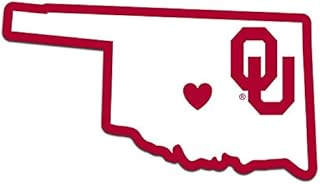 NCAA Siskiyou Sports Fan Shop Oklahoma Sooners Home State Decal One Size Team Color