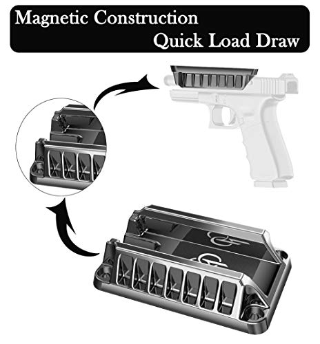 Db Gun Holster,Car Gun Magnet Mount 1 Pc, 15.4 Lbs Rating,Quick Loaded Magnetic Gun Holster|Concealed Gun Holder For Flat Top Handguns, Using In Vehicle, Trucks, Car, Wall, Desk #TOP1