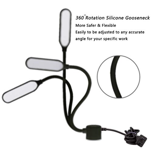 image for EVISWIY Sewing Machine Light Dimmable Touch Control Memory Function LE