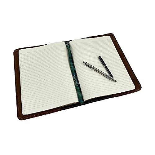 Image of Hide & Drink, Journal Cover Compatible with Moleskine XL (7.5 x 9.75 in) with Strap, Refillable Case, Personal Planner, Full Grain Leather, Handmade Office & Work Essentials, Swayze Suede