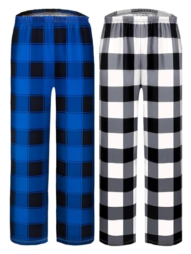 Pantalon de Noël garçon lot de 2 bas amples et doux pour ados