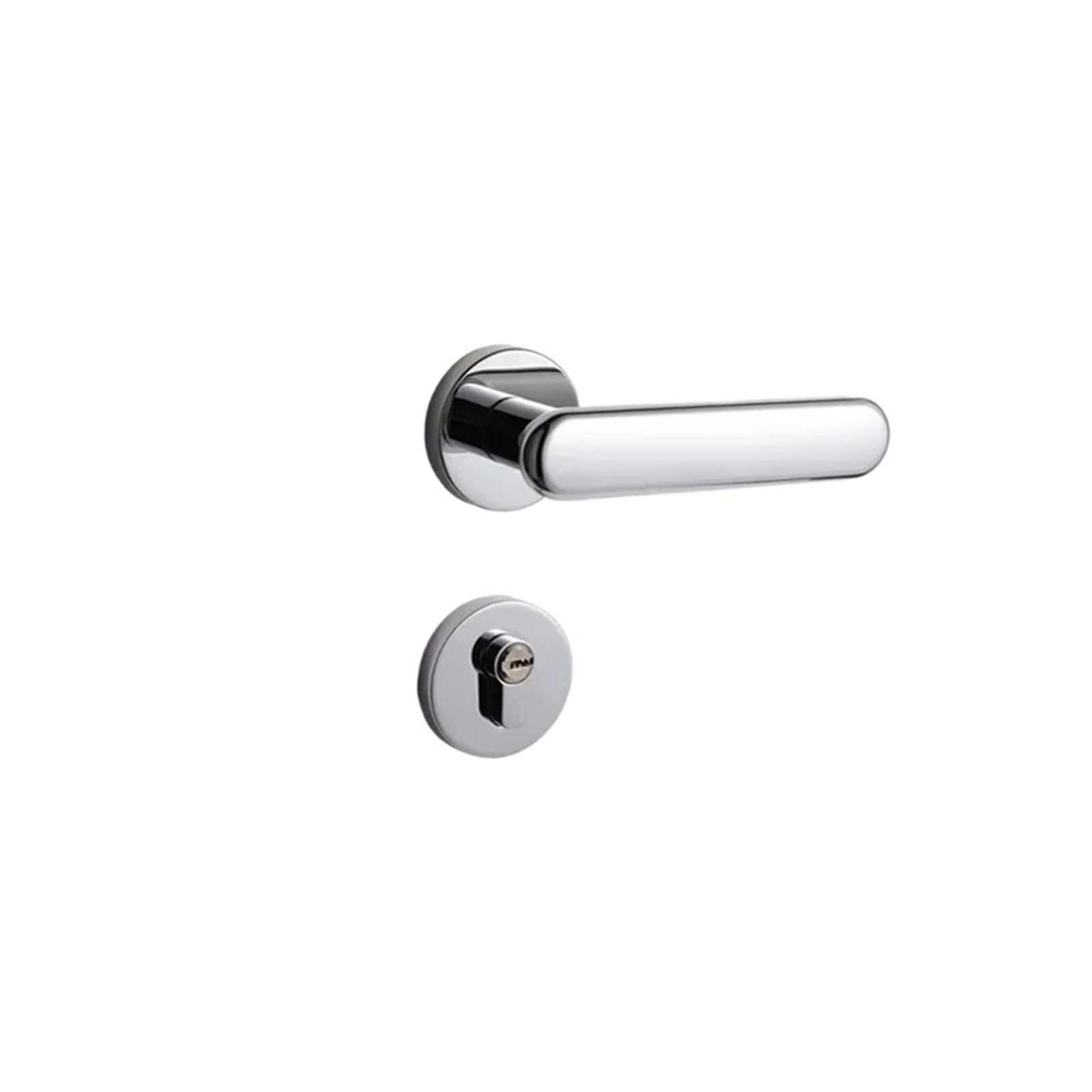 BSAXITHZB Indoor Handle Bedroom Door Lock Home Safety Silent Wooden(Silver-Magnetic Lock)