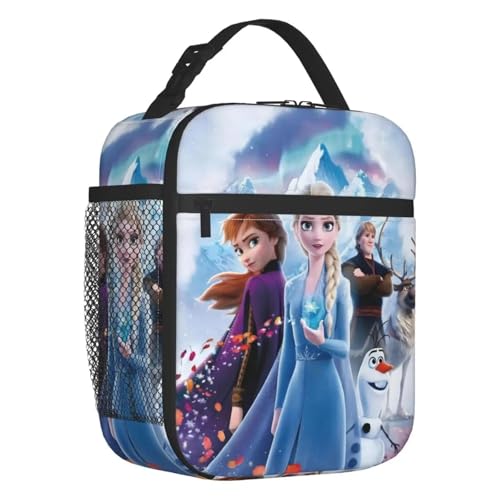 TFDGDGH Fiambrera portátil congelada Personalizada para Mujeres Multifunción Película Musical Animada Enfriador Térmico Comida Bolsa de Almuerzo aislada Escuela