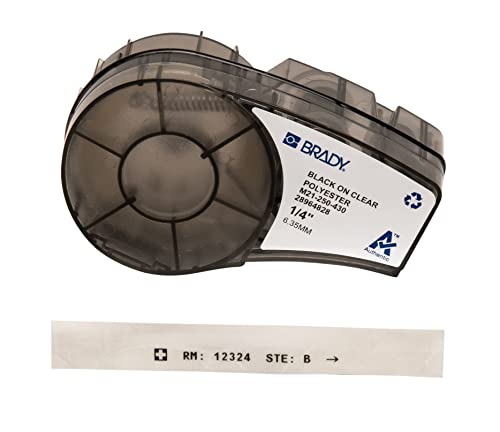 Brady M21-250-430 Harsh Environment Polyester Label cover