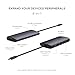 Satechi 8 in 1 USB C Hub Multiport Adapter V3, 8K HDMI, 100W Charging, 4 USB Data Ports, Ethernet, SD Card Reader, for Laptop, for Mac/Windows, MacBook Air/Pro M4, iPad - Midnight