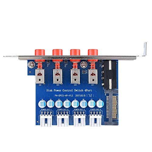 Image of Power Supplies - mm | Power Switch 120mm Full Height Expansion HDD Power Control Switch Hard Drive Selector SATA Drive Switcher for Desktop PC Computer