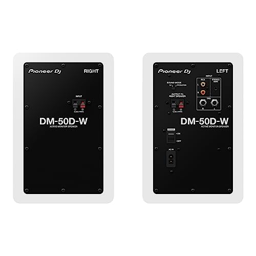 Pioneer Dj Dm-50D 5-Inch Active Monitor Speaker - White #TOP2