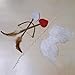 Cupid Wings and Bow and Arrow Infant Angel Wing Baby Angel Feather Wings Baby Photo Props Flower Headband Newborn Photograhy