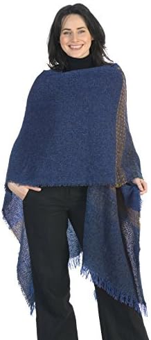 Kerry Woollen MillsClaudia Nichole by Alashan 100% Cashmere Dress Topper Poncho