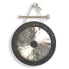 Gong | Traditioneller & authentischer Chau Gong/Tam-tam Gong 16 ” : 40cm – Handgefertigtes Musikinstrument, einzigartiger Sound – Perfekt für Musik, Meditation, Entspannung und Dekoration
