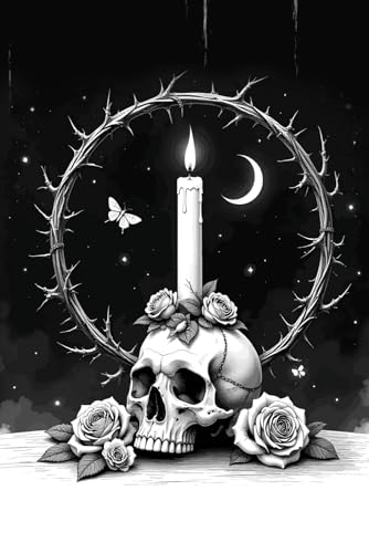Dark Aesthetic Notebook: Moody Lined Journal for Teens, Witches, and Writers | Minimal Gothic Stationery for Thoughts, Notes, an