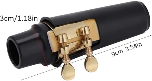 Altsaxophon Mundstück Set, Komplettset mit Kappe · Blatt · Ligatur & Polster für Alt-Saxophon – Ideal für Anfänger und Profis