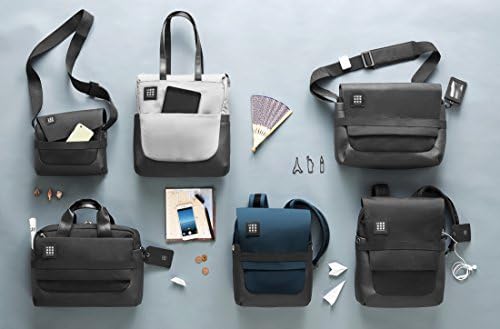 Moleskine - ID Collection - Professional Waterproof Backpack - Device  Backpack for Tablet, Laptop, PC, Notebook and iPad Up to 15''' - Dimensions  29 x 12 x 40 cm - Colour Boreal