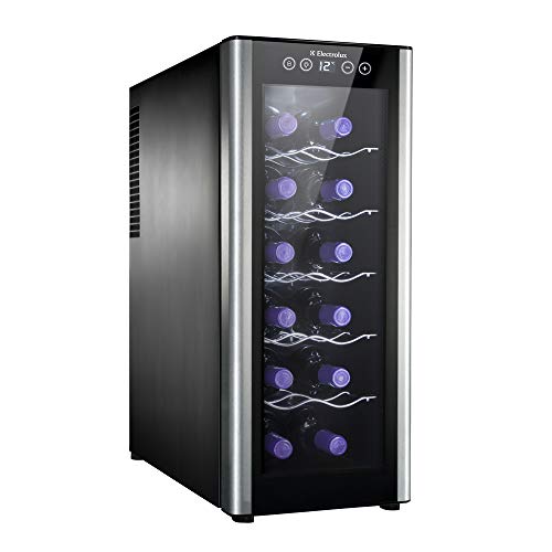 Adega Climatizada, ACS12, 12 Garrafas, Preto, 220v, Electrolux