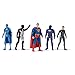 DC Comics, Superman Heroes Vs. Villains 5-Pack, 3-Inch Action Figure, Stylized Superhero Figures with Dynamic Poses and Battle Ready Armor, Kids Toys for Ages 4+
