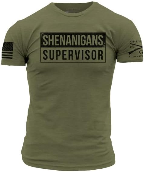 Grunt Style Shenanigans Supervisor Men's T-Shirt