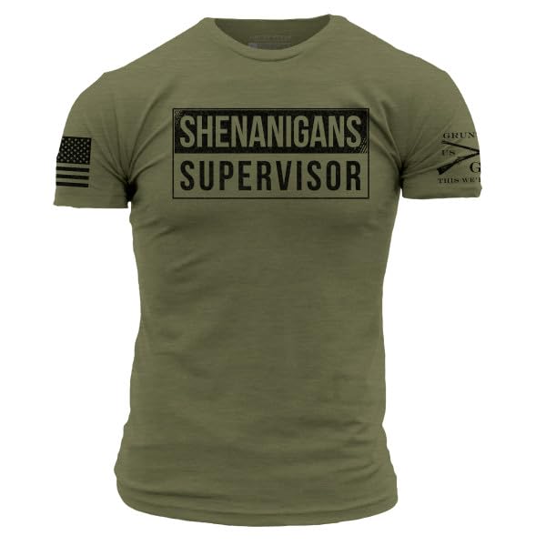 Grunt Style Shenanigans Supervisor Men's T-Shirt
