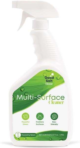 Good Salt Home Multi-Surface Cleaner Spray, Probiotic All Purpose Cleaner, Made in the USA, 32 Ounce Bottle
