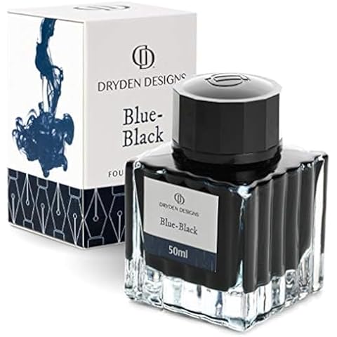 Dryden Designs Luxury Blue-Black Ink Bottle Cover