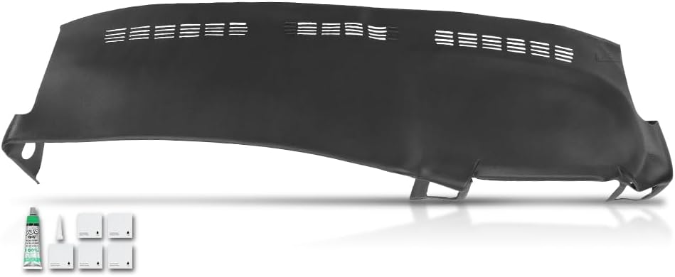 ANDPLAY Dashboard Dash Cover TPE Compatible with Chevy Avalanche 2002-2006 & Chevy Silverado/GMC Sierra 1500 2500 1999-2006 Fit Sierra/Silverado Classic 2007 Fit GMC Yukon/XL 2000-2006 Black