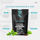 Calcium Magnesium Zinc & Vitamin D3 Tablets - 90 Vegetarian Capsules (3 Months Supply) - Resealable and Recyclable Pouch by Alpha01 - Image 2