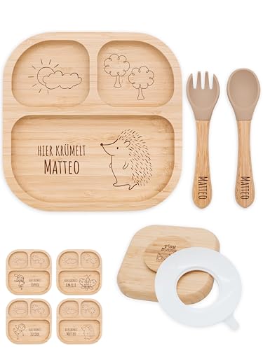 Bärenfreunde® - Personalisierter Teller Mit Saugnapf -...