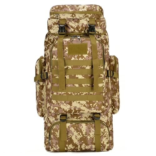 Mochila de camping 56-75L para hombres mochila impermeable gran almacenamiento exterior
