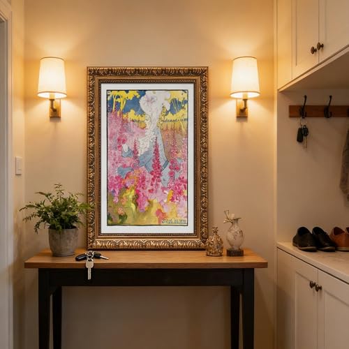 Toile romantique Penrhyn Stanlaws 1907 | Idée cadeau déco florale - 5