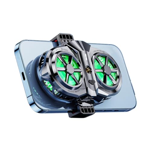 Ventilador para móvil con doble semiconductor y pantalla digital