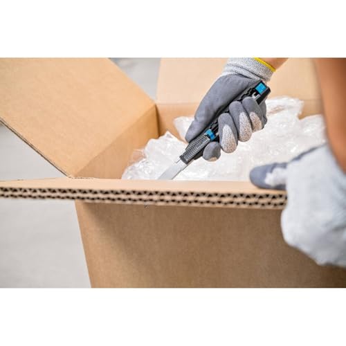 MARTOR Sicherheitsmesser Mit optionaler Klingenarretierung in 7 Stufen, SECUBASE 383, Profi Cuttermesser, Styroporklinge 379, Wellenschliff, Rechts- & Linkshänder, Handwerk