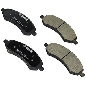 BOSCH BC1084 QuietCast Premium Ceramic Disc Brake Pad Set – Compatible with Select Chrysler Aspen; Dodge Dakota, Durango, Ram 1500; Mitsubishi Raider; Ram 1500, 1500 Classic, Dakota; FRONT