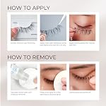 KISS My Lash But Better, False Eyelashes, 'So Real', 12mm, Includes 1 Pair Of Lash, Easy to Apply, Reusable Lash Clusters - Image 3