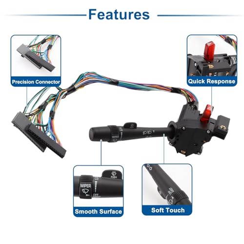 Commande de clignotants et d'essuie-glaces fixe pour Oldsmobile Bravada 26062269