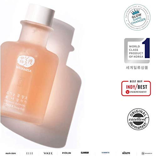 image for Whamisa Natural Fermentation Organic Flowers Essence Toner Deep Rich 5