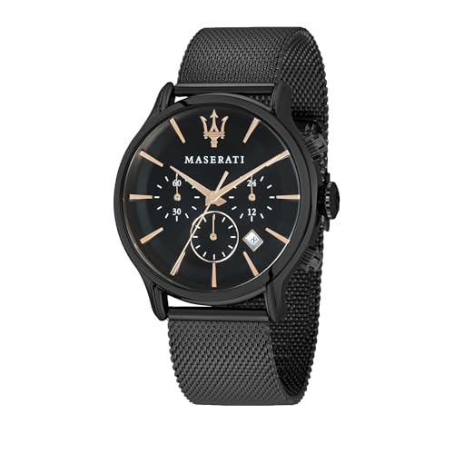 Maserati Montre pour Homme, Collection Epoca, Mouvement à Quartz, chronographe...