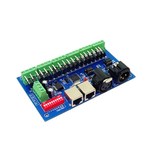Controlador RGB WS-DMX-18CH con atenuación suave y gestión independiente de 18 canales 24V 4