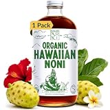 Hawaiian Pure Noni Juice, Authentic Aged Noni Fruit Juice 1x 1L