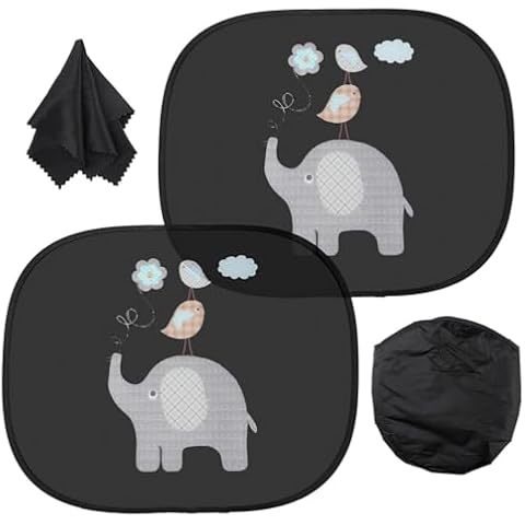 Car Side Window Sunshades with UV Protection Cover