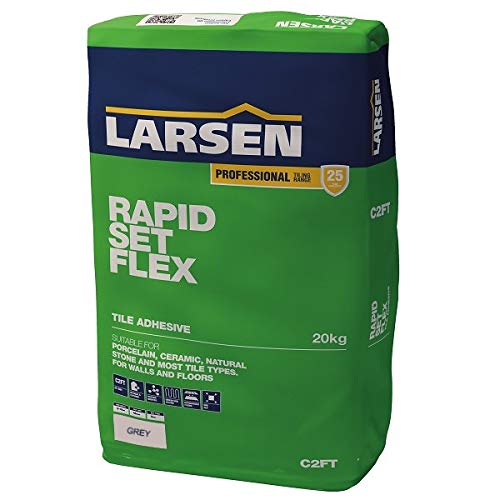 Nassboards Larsen Rapid Set Tile Adhesive, Grey