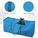 Christmas Tree Storage Bag Blue Fits Up to 7.5 ft Tall Artificial Tree, Cloth Material, Christmas Tree Storage Box with Reinforced Handles and Dual Zippers