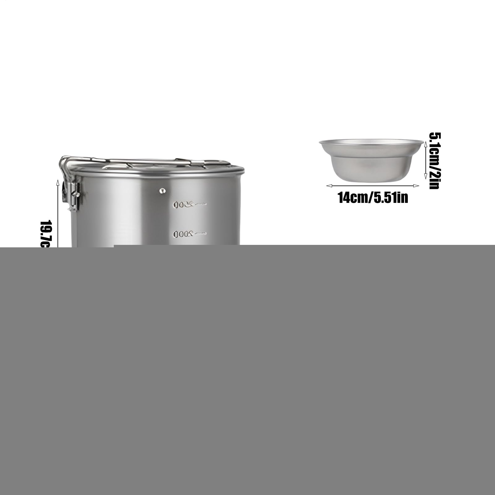 Ensemble de cuisine de randonnée, kit de cuisine de camping | Équipement de survie léger pour famille, pique-nique, voyage, jardin, pelouse, randonnée en plein air
