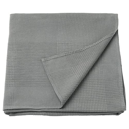IKEA Cosy and Warm/Soft Cotton Bedspread (Grey, 230x250 cm (91x98))-image-14