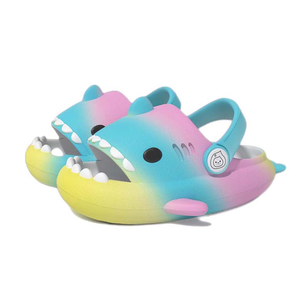 WUYISTAR Chanclas Tiburón Niñas Chanclas de playa para niños Sandalias antideslizantes para piscina Chanclas de Verano Rosa Menta Verde Azul Gris Amarillo Verde Oscuro
