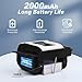 Nileole 2 Decks Quiet & Rechargeable Card Shuffler, 2000 MAh Rapid Shuffling Automatic Electric Shuffler for Casino Card Game, Poker, Phase 10, Blackjack, Texas Hold'em, Home Card Games