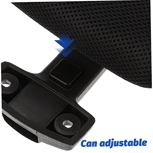 Appui-tête réglable pour chaise de bureau et ordinateur noir